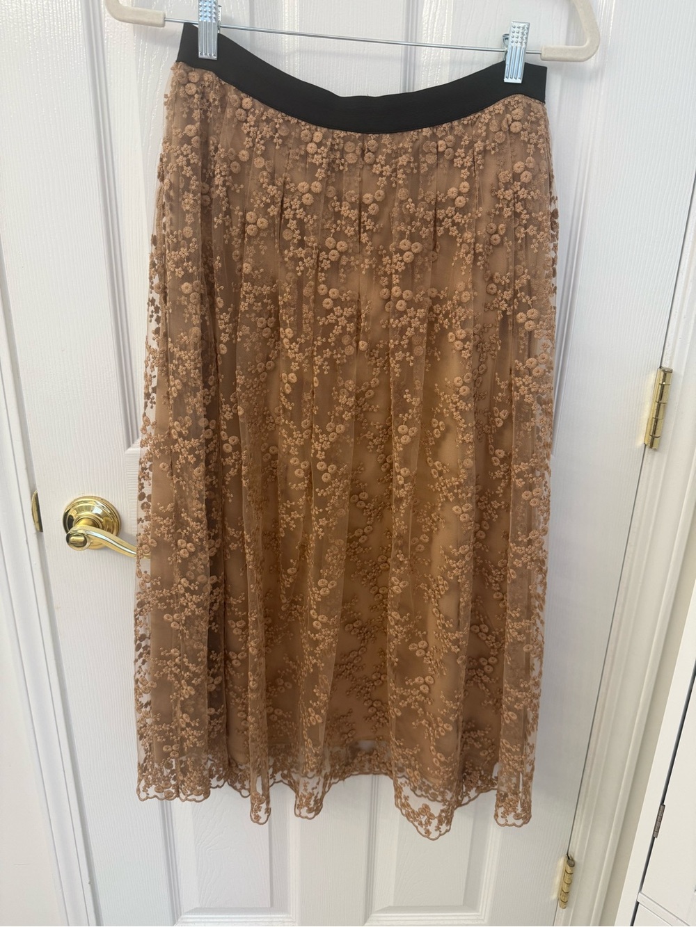 Beymen Club Floral Embroidered Midi Skirt